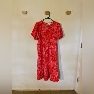 Piper and Scoot Tulane Tiered Midi Dress